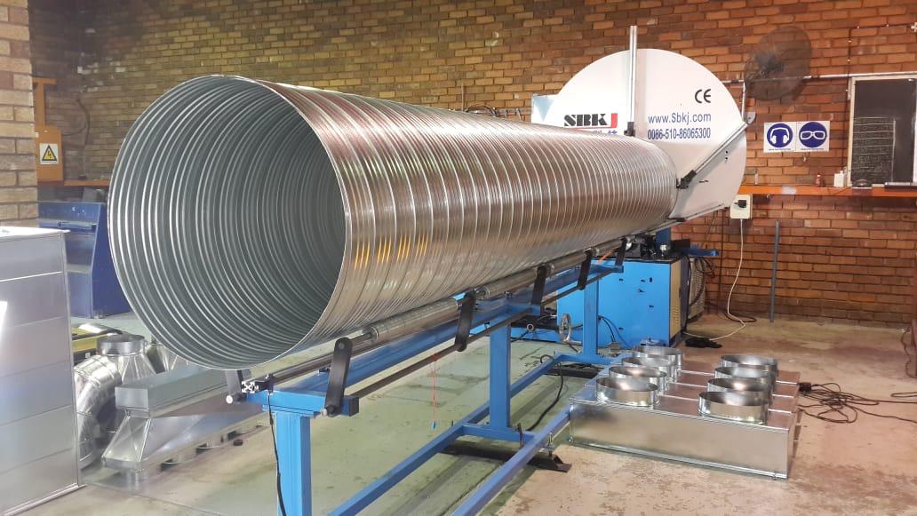 Spiral ducting for an Elixoflo project.